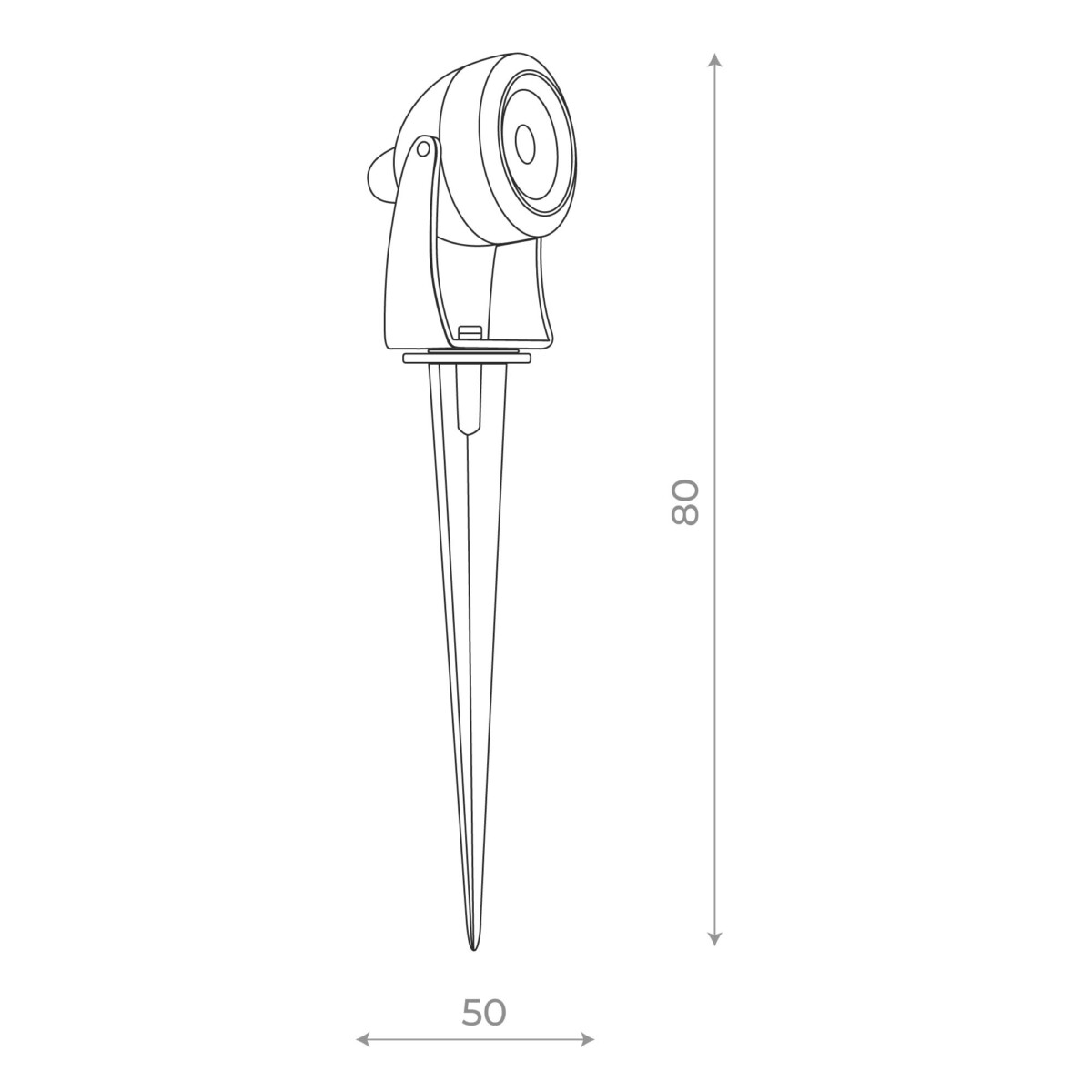 SL098.405.01 Светильник уличный наземный ST-Luce Черный/Прозрачный LED 1*5W 4000K PEDANA — изображение 2
