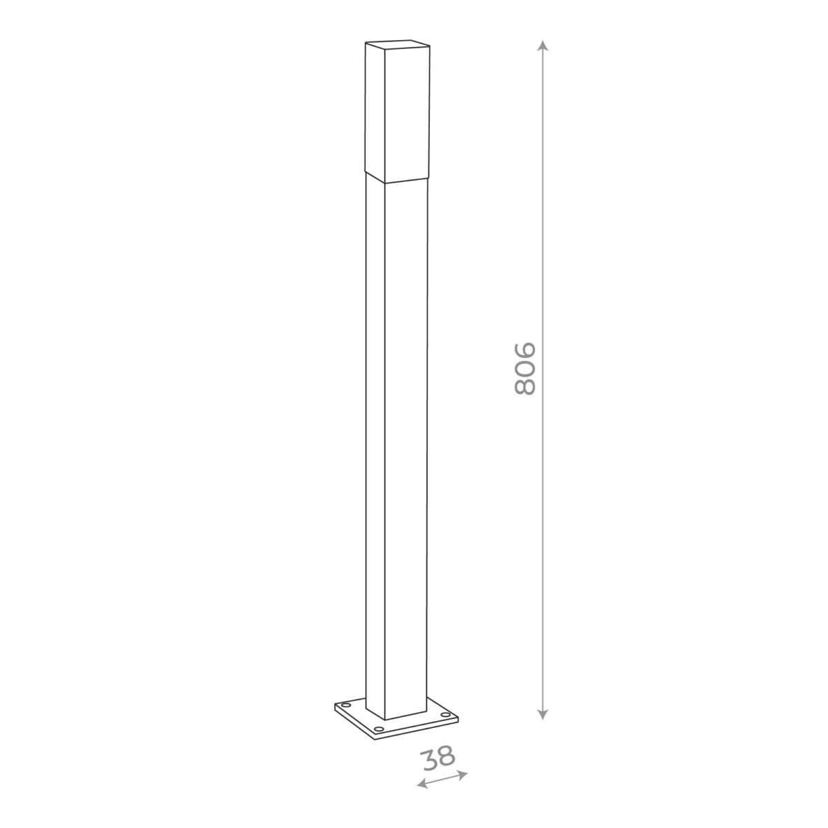 в наличии SL101.715.01 Светильник уличный наземный ST-Luce Серый/Белый LED 1*3W 4000K VIVO - купить в интернет-магазине Светильники Торг