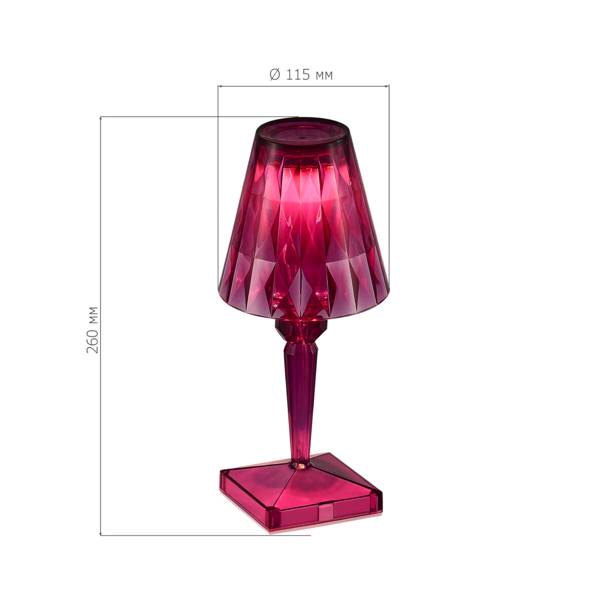 SL1010.704.01 Прикроватная лампа ST-Luce Фиолетовый/Фиолетовый LED 1*2W 3000K - 6000K SPARKLE — изображение 6