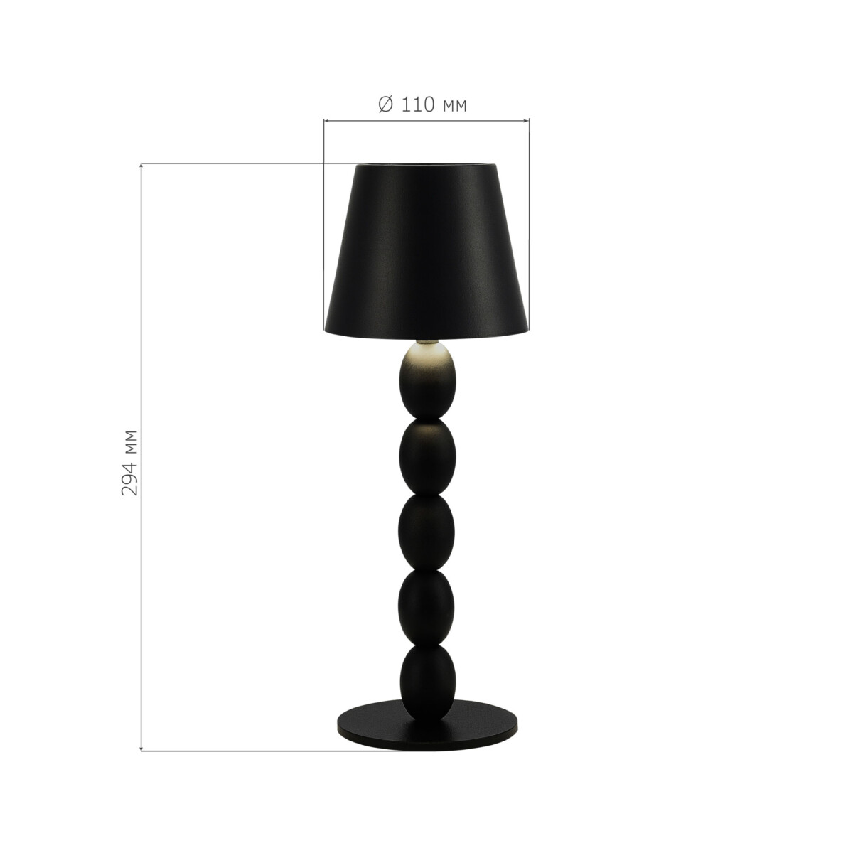 SL1011.404.01 Прикроватная лампа ST-Luce Черный/Черный LED 1*3W 3000-6000K EASE — изображение 6