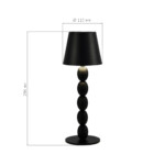 SL1011.404.01 Прикроватная лампа ST-Luce Черный/Черный LED 1*3W 3000-6000K EASE — изображение 6