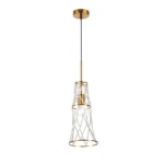 SL1016.203.01 Светильник подвесной ST-Luce Золотистый/Золотистый, Прозрачный E27 1*60W NARRIO — изображение 3