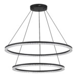 SL1018.403.02 Светильник подвесной ST-Luce черный/прозрачный LED 1*96W 4000K EUCLIDICS — изображение 2