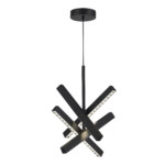 SL1018.413.04 Светильник подвесной ST-Luce черный/прозрачный LED 1*43W 4000K EUCLIDICS — изображение 3