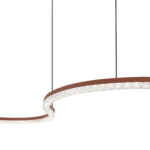 SL1018.603.01 Светильник подвесной ST-Luce терракотовый/прозрачный LED 1*65W 4000K EUCLIDICS — изображение 5