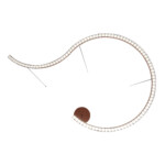 SL1018.603.01 Светильник подвесной ST-Luce терракотовый/прозрачный LED 1*65W 4000K EUCLIDICS — изображение 6