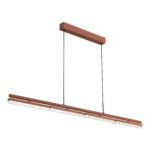 SL1018.603.04 Светильник подвесной ST-Luce терракотовый/прозрачный LED 1*32W 4000K EUCLIDICS — изображение 5