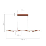 SL1018.603.04 Светильник подвесной ST-Luce терракотовый/прозрачный LED 1*32W 4000K EUCLIDICS — изображение 7