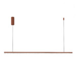 SL1018.613.01 Светильник подвесной ST-Luce терракотовый/прозрачный LED 1*32W 4000K EUCLIDICS