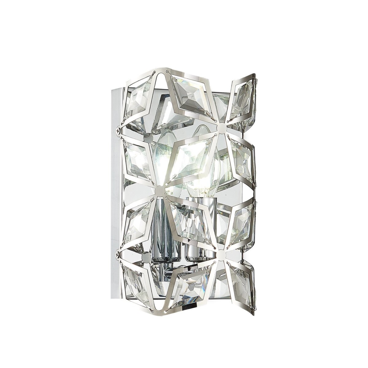 SL1104.101.01 Светильник настенный ST-Luce хром/прозрачный E14 1*60W CASTO — изображение 1