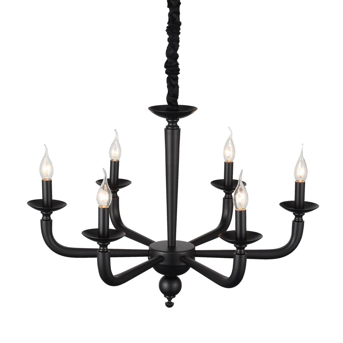 SL1114.403.06 Люстра подвесная ST-Luce Черный E14 6*40W FORTEZA — изображение 3