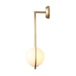 в наличии SL1118.201.01 Светильник настенный ST-Luce Золотистый/Белый E14 1*40W PENOLO - купить в интернет-магазине Светильники Торг