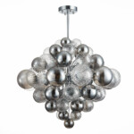 SL1124.103.29 Люстра подвесная ST-Luce Хром/Дымчатый, Прозрачный G9 29*5W 4000K VINETTO — изображение 2