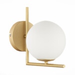 SL1148.301.01 Светильник настенный ST-Luce Латунь/Белый G9 1*5W CODDA — изображение 2