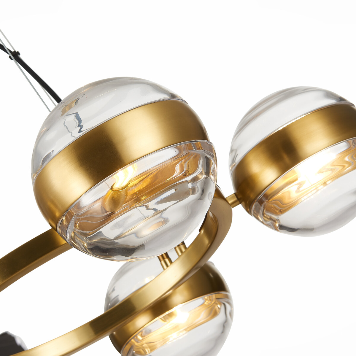 SL1156.303.05 Светильник подвесной ST-Luce Латунь/Прозрачный G9 5*5W BALA — изображение 3