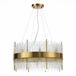 SL1158.303.16 Люстра подвесная ST-Luce Латунь/Латунь, Прозрачный G9 16*5W NITIDO — изображение 2