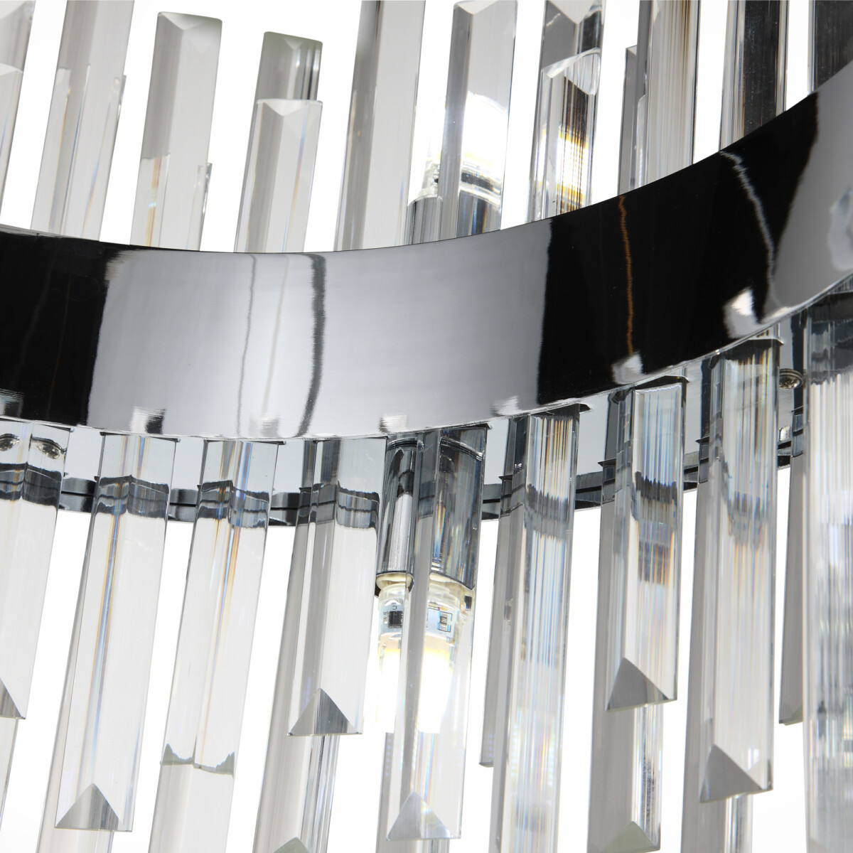 SL1160.103.12 Люстра подвесная ST-Luce Хром/Хром, Прозрачный G9 12*5W BAFO — изображение 6