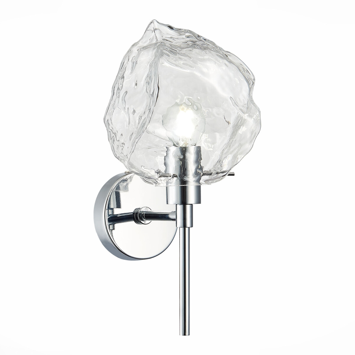 SL1175.101.01 Бра ST-Luce Хром/Прозрачный E14 1*40W PORTICI — изображение 1