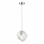 SL1175.103.01 Светильник подвесной ST-Luce Хром/Прозрачный E14 1*40W PORTICI