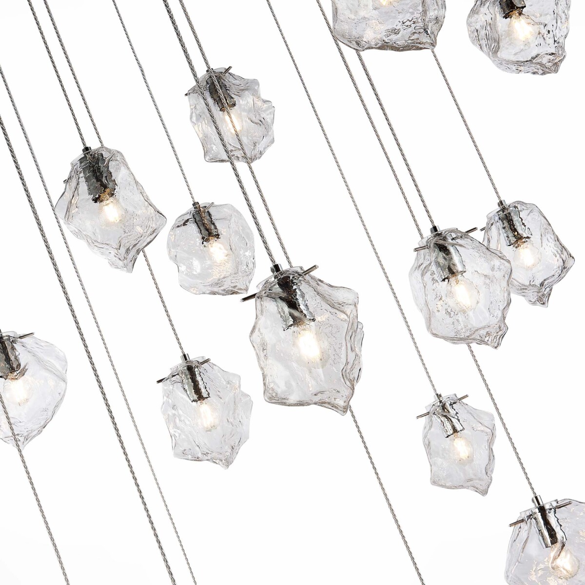 SL1175.103.18 Светильник подвесной ST-Luce Хром/Прозрачный E14 18*40W PORTICI — изображение 3