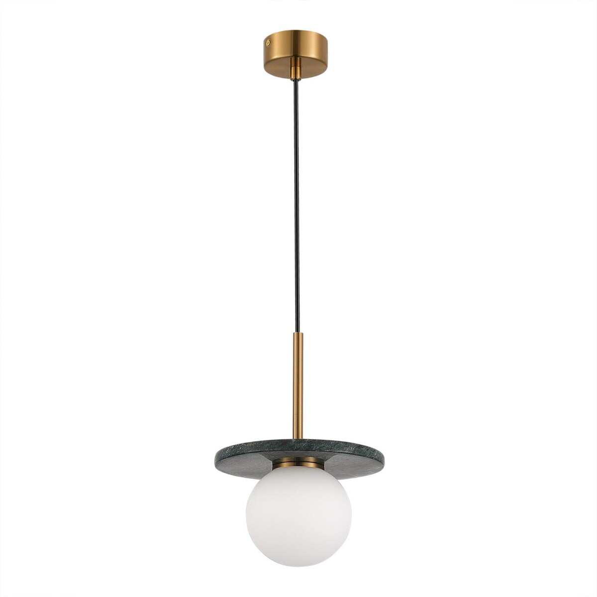 SL1191.363.01 Светильник подвесной ST-Luce Латунь/Латунь, Зеленый G9 LED 1*5W 4000K NEBULA — изображение 2