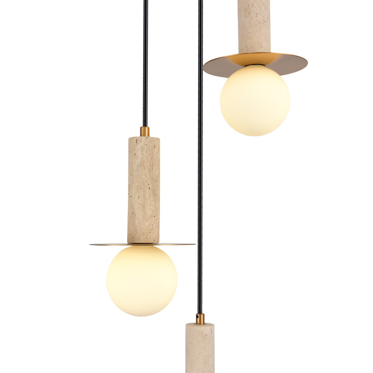 SL1194.303.03 Светильник подвесной ST-Luce латунь/белый G9 3*5W 4000K EARTHY — изображение 5