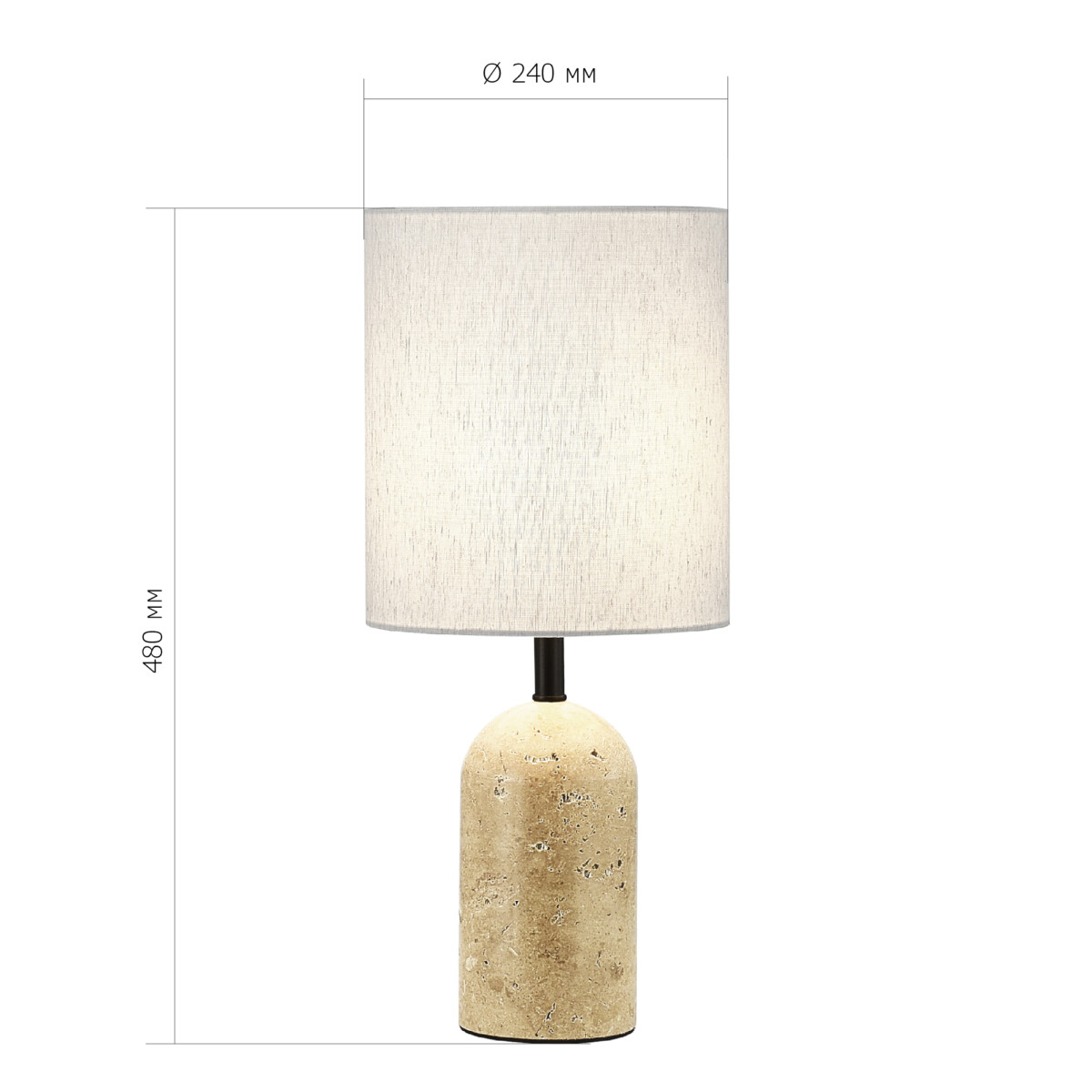 SL1194.414.01 Прикроватная лампа ST-Luce Черный/Бежевый E27 1*60W EARTHY — изображение 4