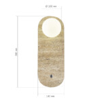 SL1194.431.01 Светильник настенный ST-Luce Черный/Бежевый, Белый G9 1*5W 4000K EARTHY — изображение 4