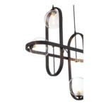 SL1201.403.04 Светильник подвесной ST-Luce Черный/Прозрачный G9 4*5W CIRCONO — изображение 3