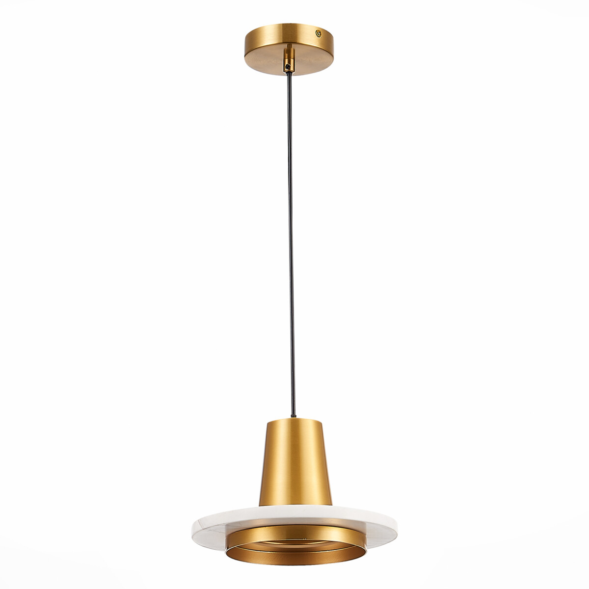 SL1212.203.01 Подвес ST-Luce Латунь/Латунь, Белый LED 1*12W 3000K OLTARNO — изображение 2