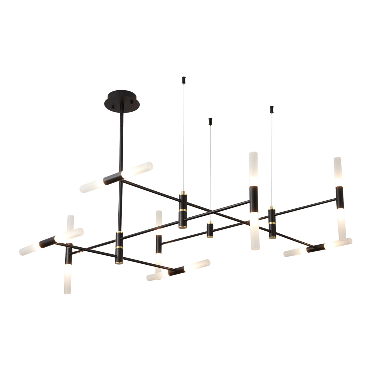 SL1216.403.16 Светильник подвесной ST-Luce Черный/Белый G9 16*5W 4000K RIMINI — изображение 1