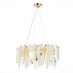 SL1224.203.08 Люстра подвесная ST-Luce Золотистый/Прозрачный, Белый E14 8*60W LASTRA — изображение 2