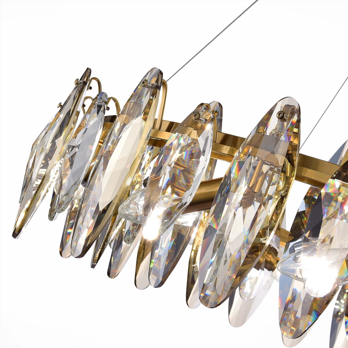 SL1227.303.12 Люстра подвесная ST-Luce Латунь/Прозрачный E14 12*40W ANCONA — изображение 2