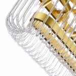 SL1228.203.08 Люстра подвесная ST-Luce Золотистый/Прозрачный E14 8*40W GROSSETO — изображение 4