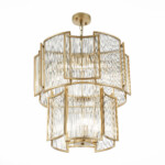 SL1234.203.08 Люстра подвесная ST-Luce Шампань/Прозрачный, Шампань E14 8*60W COSENZA — изображение 3