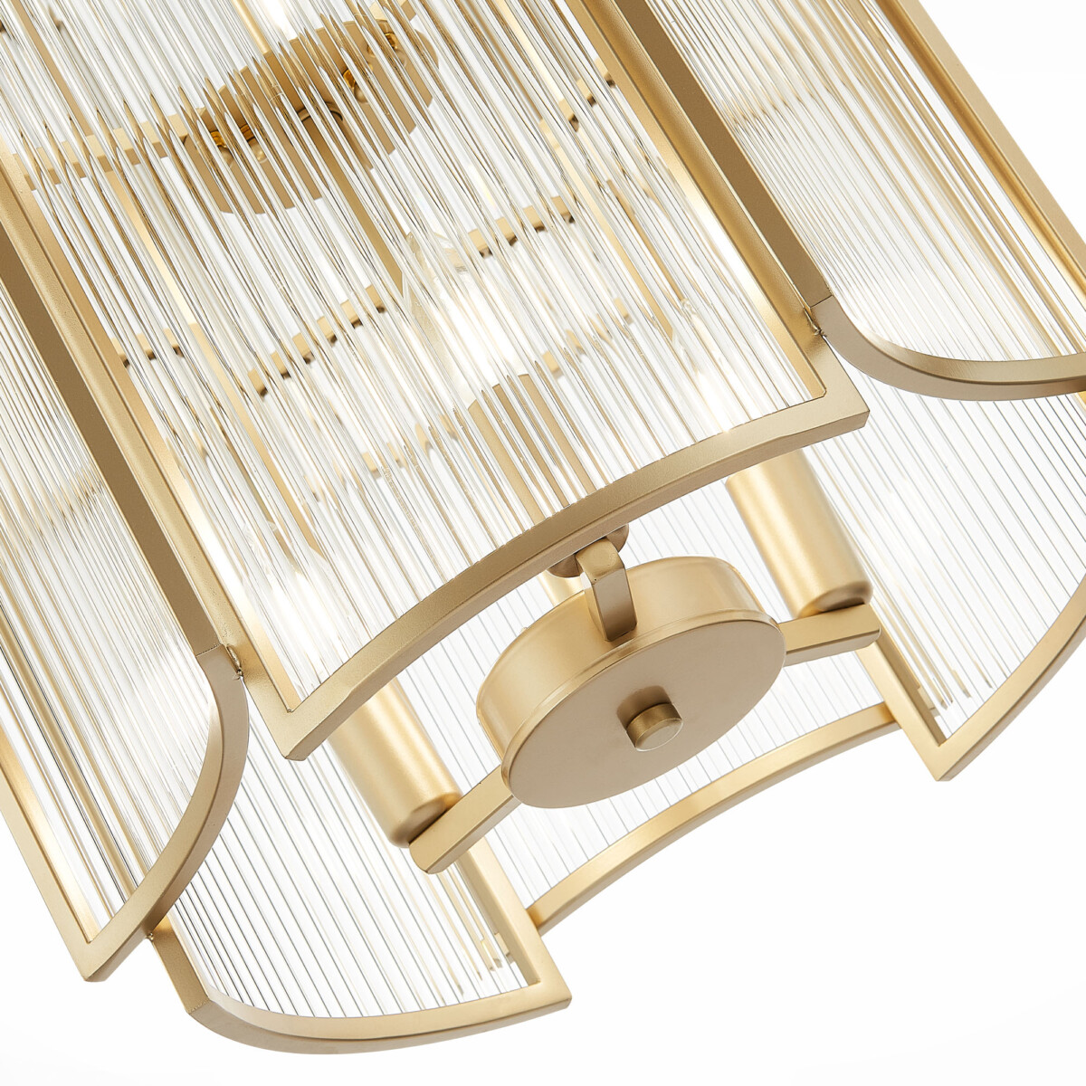 SL1234.203.08 Люстра подвесная ST-Luce Шампань/Прозрачный, Шампань E14 8*60W COSENZA — изображение 4