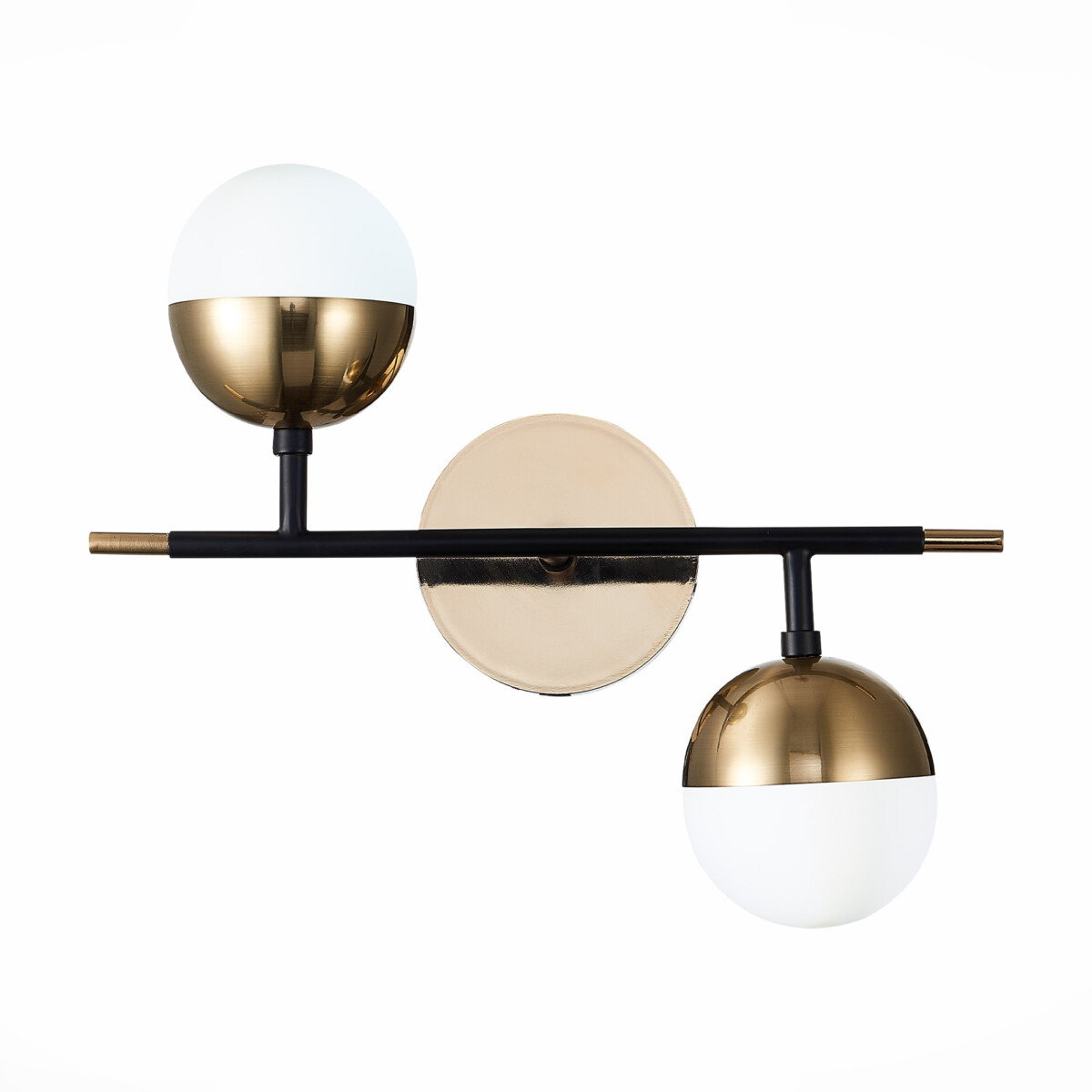SL1507.421.02_01W SL1507.421.02 Бра ST-Luce Черный/Белый, Золотистый G9 2*5W 4000K ALBERO — изображение 1