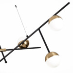 SL1507.422.06 Люстра потолочная ST-Luce Черный/Белый, Золотистый G9 6*5W 4000K ALBERO — изображение 3