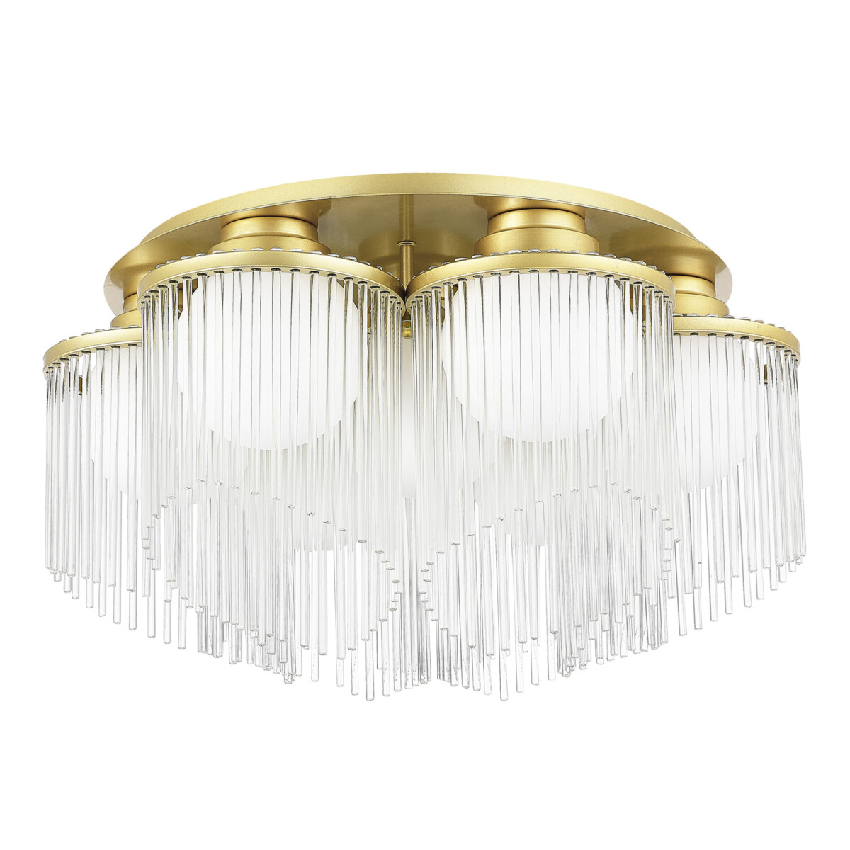 SL1511.202.07 Люстра потолочная ST-Luce Золотистый/Белый E27 7*60W ALLEGRO — изображение 2