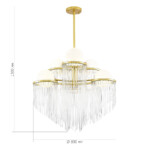 SL1511.203.06 Люстра подвесная ST-Luce Золотистый/Белый E27 6*60W ALLEGRO — изображение 4