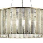SL1516.303.08 Светильник подвесной ST-Luce Бронза, Прозрачный/Белый алебастр E14 8*40W DELIGHT — изображение 3