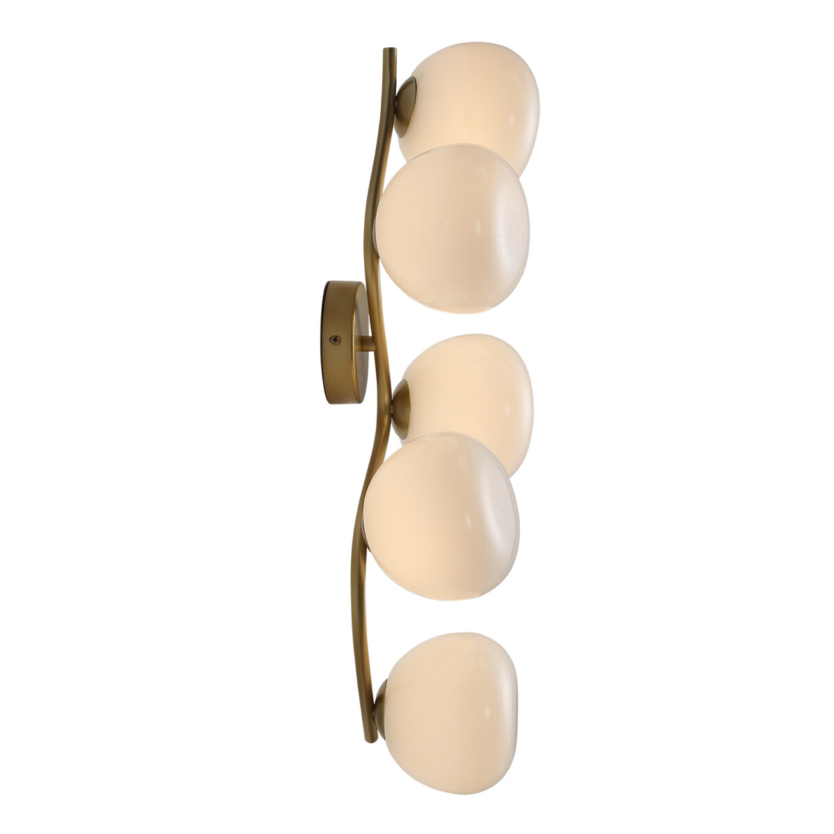 SL1519.301.05 Светильник настенный ST-Luce Латунь/Белый G9 5*5W 4000K SWEVEN — изображение 3