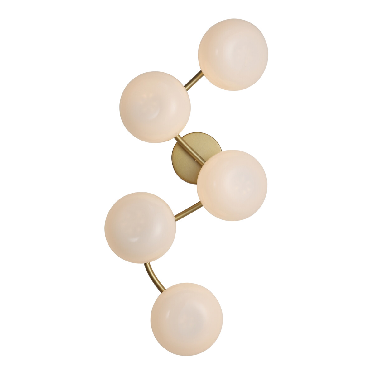 SL1519.301.05 Светильник настенный ST-Luce Латунь/Белый G9 5*5W 4000K SWEVEN — изображение 4