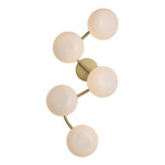 SL1519.301.05 Светильник настенный ST-Luce Латунь/Белый G9 5*5W 4000K SWEVEN — изображение 4