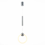 SL1578.103.01 Подвес ST-Luce Хром/Белый,Хром LED 1*15W 3000K GIERA