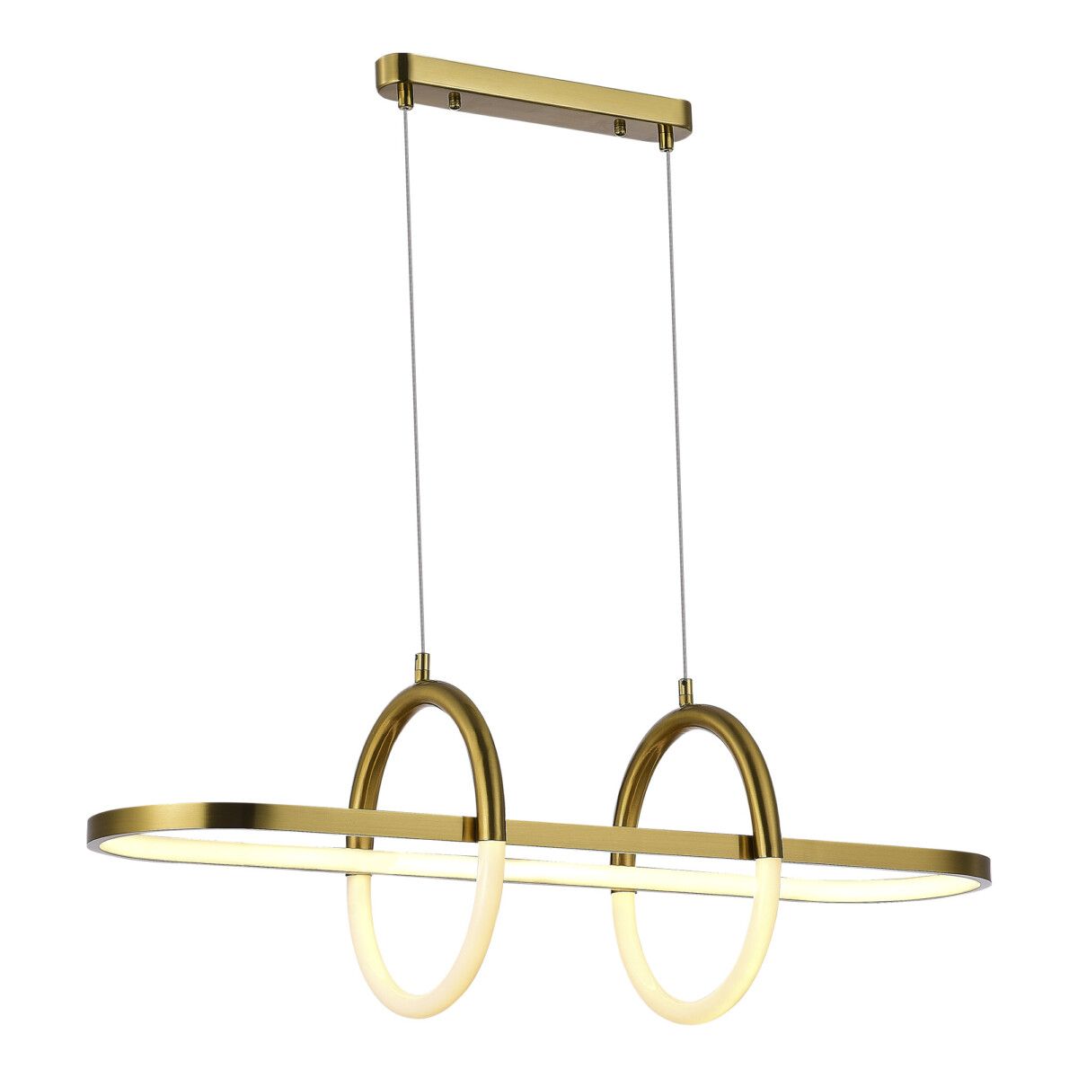 SL1579.313.01_01W SL1579.313.01 Светильник подвесной ST-Luce Золотистый/Белый LED 1*48W 3000K MOFISTO — изображение 1