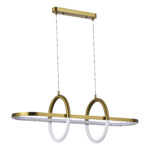 SL1579.313.01 Светильник подвесной ST-Luce Золотистый/Белый LED 1*48W 3000K MOFISTO — изображение 2