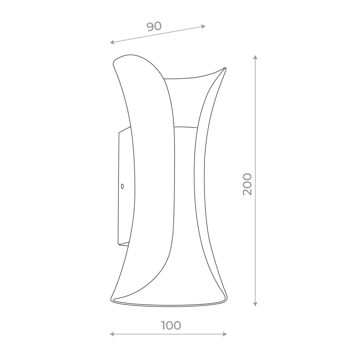 SL1584.511.02 Светильник уличный настенный ST-Luce Белый/Белый LED 2*5W 4000K COSETTO — изображение 2