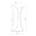 SL1584.511.02 Светильник уличный настенный ST-Luce Белый/Белый LED 2*5W 4000K COSETTO — изображение 2