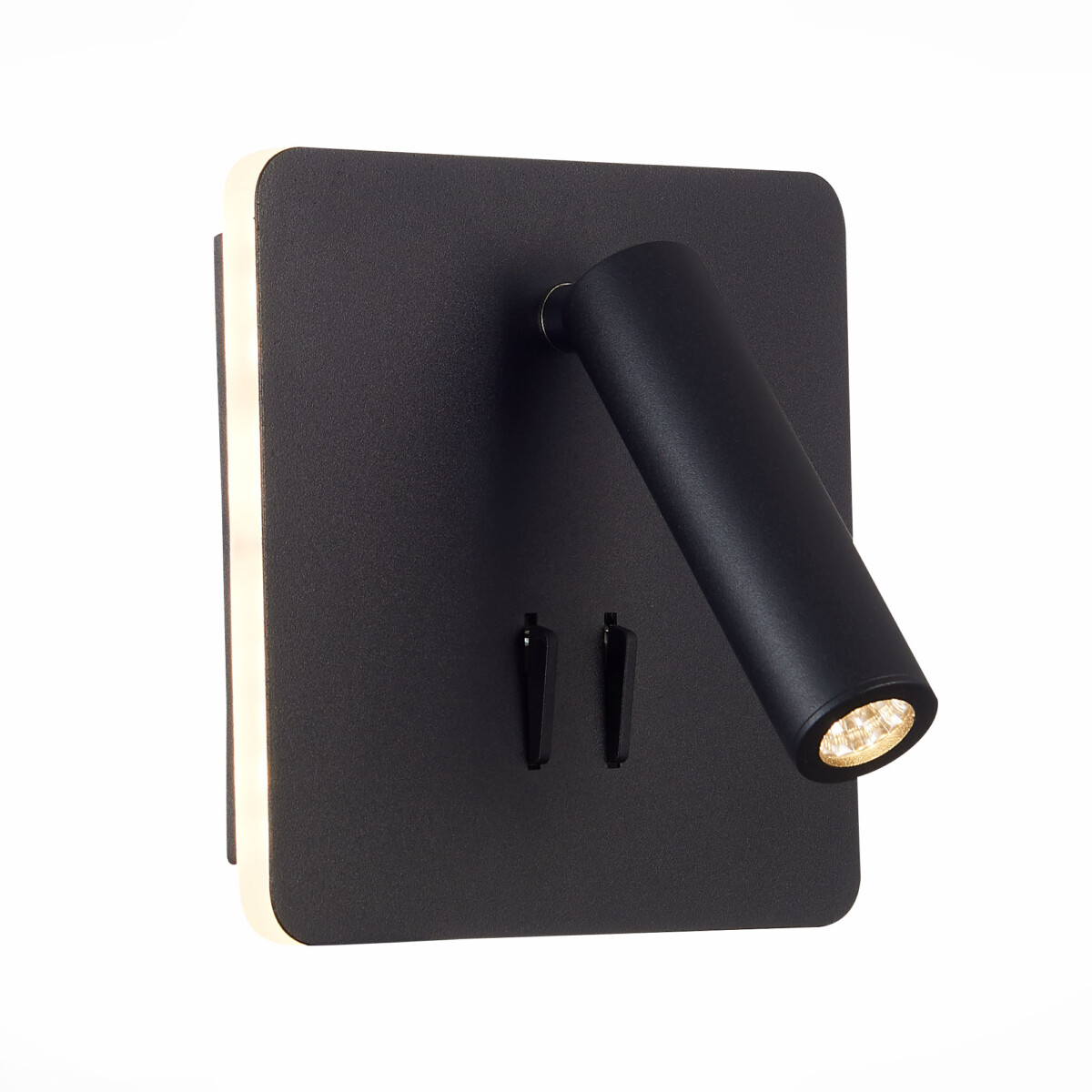 SL1586.431.01 Светильник настенный Черный LED 1*9W 3000K 624Lm Ra>80  IP20 L-xW140xH140 170-240V Настенные светильники — изображение 1